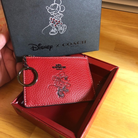 Coach Accessories - Mickey Mouse X COACH KEYCHAIN Card holder
